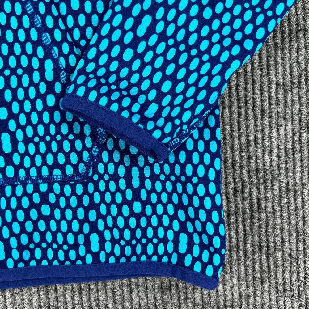 Nike Hoodie Sweatshirt Womens Medium Blue Long Sleeve Therma Fit Outdoor Casual